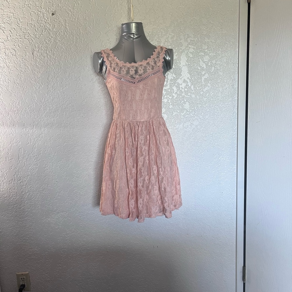 Windsor Pink Lace Dress